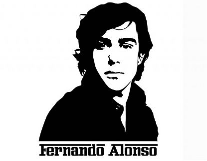  Fórmula 1 Fernando Alonso - vinilos decorativos de alta calidad, venta de vinilos decorativos, vinilos decorativos 02947