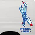 Sticker adhesivo de vinilo Pearl Jam Bomber 01673