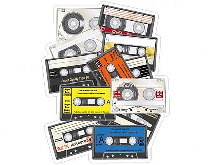  Sticker Vinilo Troquelado Decorativo Casete 01021
