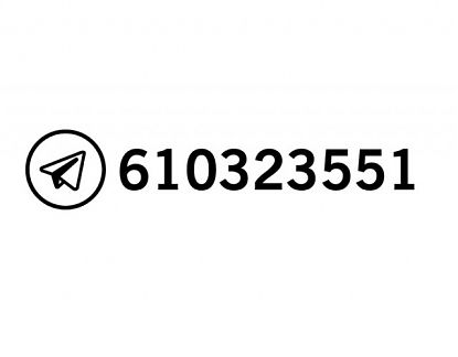  TELEGRAM - Vinilo decorativo personalizado con tu número de Telegram 07587