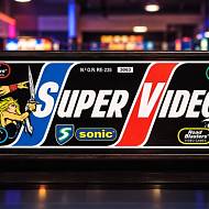 Marquesina Gauntlet Super Vídeo – Vinilo Adhesivo para Mueble Arcade Sega Sonic 010046