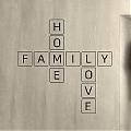  Vinilo Textos Home, Family, Love 02918