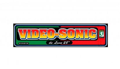  Marquesina Video Sonic Deluxe 28 – Vinilo Adhesivo para Máquina Recreativa 010038