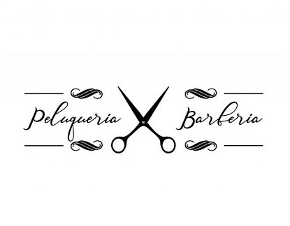  Vinilo decorativo Peluquería - Barbería 05466