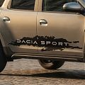  Vinilos personalizados a medida DACIA SPORT para el lateral del coche — Adhesivos de corte para puertas y carrocería 09945
