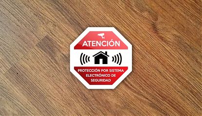 PROTECCIÓN POR SISTEMA ELECTRÓNICO DE SEGURIDAD - Vinilo adhesivo - vinilos, pegatinas, calcamonías, carteles