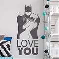  Vinilo decorativo adhesivo Batman & Catwoman 05120