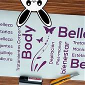 Cómo sorprender a tus clientes con el escaparate más original para centros de belleza, estética y peluquerías con un precioso vinilo decorativo