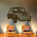  Vinilo Adhesivo Mini Cooper Clásico - a donde comprar vinilos decorativos 02623