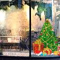  Vinilo Navideño Árbol de Navidad con regalos 01973