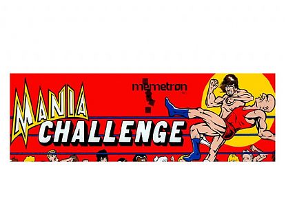  Vinilo Personalizado Mania Challenge – Impresión Oracal para Bartop y Máquinas Arcade 02262