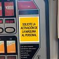  Vinilo Adhesivo Informativo para Máquinas Expendedoras - Solicite la Activación de la Máquina al Personal 08864