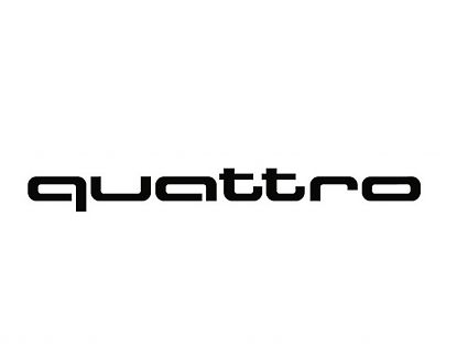  Vinilo adhesivo Audi Quattro coche – compatible con A3 A4 A5, decoración tuning exterior 04243