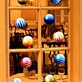  VINILOS NAVIDAD CRISTALES - Colección de nueve bolas navideñas a todo color efecto 3D 06777