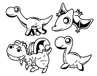  Colección de Vinilos Infantiles Dinosaurios 03099