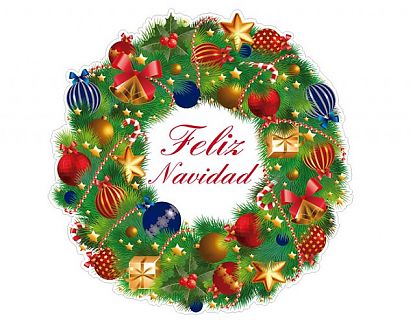  Vinilo Navidad Especial Escaparates y Vidrieras Orla Navideña - 1a 02459