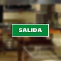  Vinilo adhesivo para la señalización de la SALIDA para todo tipo de negocios y locales 05818