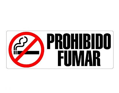  Adhesivos bares y restaurantes impresos en vinilos Prohibido fumar 04352