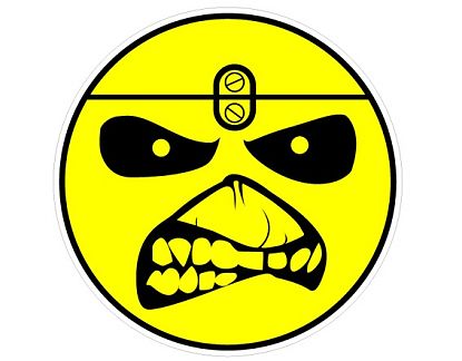  Sticker adhsesico Iron Maiden 1 01698