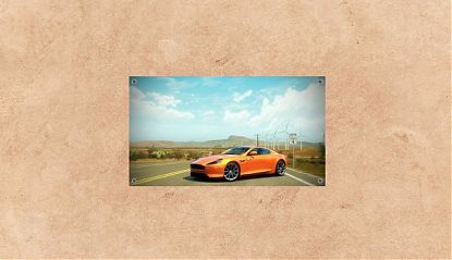  Lona Impresa de Aston Martin - Decoración Hiperrealista para los Amantes de los Deportivos 08971
