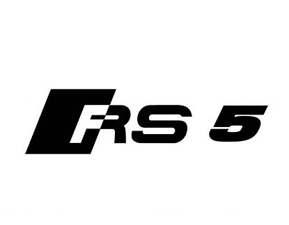  Pegatina vinilo Audi RS5 coche – decoración exterior para luneta trasera, laterales, frontal y capó 04247