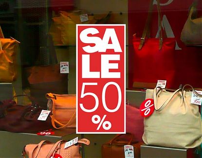  Vinilo Adhesivo a Color a medida – Señalización de Ofertas y Rebajas en Puertas y Cristales SALE 06507