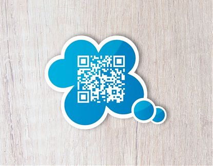  CÓDIGO QR PERSONALIZADO - Vinilo adhesivo con CÓDIGO QR 07518-1