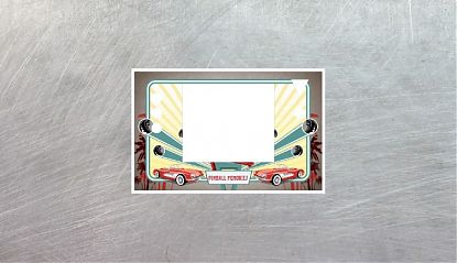  Vinilo adhesivo para marcador pinball 50s
