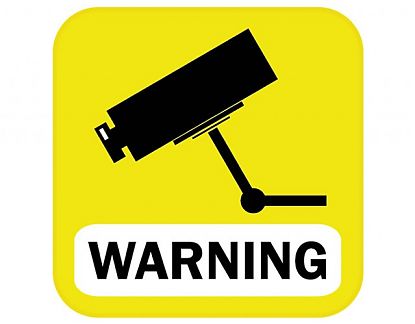  Adhesivo de vinilo Aviso cámaras de seguridad 3 01925