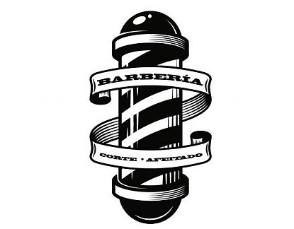  Vinilo Decoración Barberías Barbería - Corte - Afeitado 04371