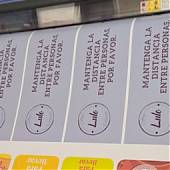 Vinilos adhesivos personalizados para suelos para MANTENER LA DISTANCIA DE SEGURIDAD frente al coronavirus