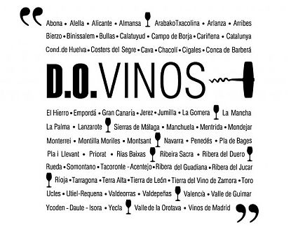  Vinilo Decorativo Denominación de Origen Vinos Españoles 02842