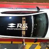 Decoraciones en vinilo adhesivo para un RENAULT CLIO RS - PERFORMANCE