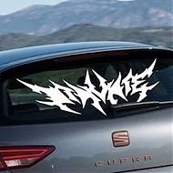 Vinilo Adhesivo Cybersigilism y Deathcore Typography | Lettering Neo Tribal con Espinas para Vehículo 09988