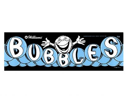  Pegatina impresa sobre vinilo Bubbles Marquesina - vinilos bartop comprar - vinilos personalizados BARTOP ARCADE 04037