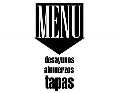  Vinilos Decorativos Especial Bares y Restaurantes  Menú, Desayuno, Almuerzos y Tapas 02692
