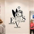  Vinilo adhesivo decorativo para San Valentín – Diseño divertido y romántico para tiendas y comercios 09899