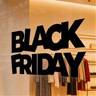 Vinilo BLACK FRIDAY para escaparates y cristales - Adhesivo de corte 010055