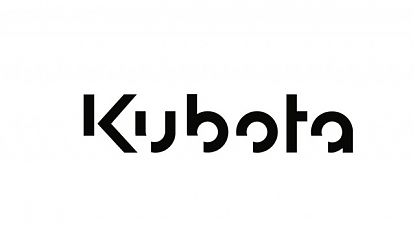  Pegatina logo KUBOTA en vinilo de corte para maquinaria 09972