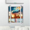  Adhesivo de vinilo ventana 