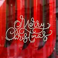  Vinilos de navidad escaparates de texto Merry Christmas (Feliz Navidad) 06636