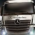  Camiones Mercedes-Benz, vinilo decorativo de corte 06835