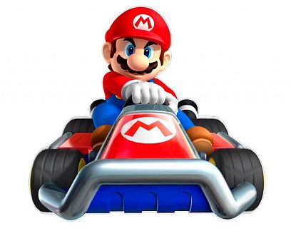  Adhesivo troquelado Super Mario Kart GP 02319