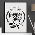  Decorar barberías con vinilos adhesivos Original Barber Shop 04929