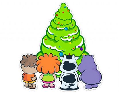  Vinilo Decorativo Navideño Infantil 02052