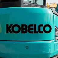 Vinilo adhesivo logo KOBELCO de corte para maquinaria 09970