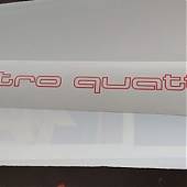 Nuevos vinilos adhesivos troquelados AUDI QUATTRO para decorar tu automóvil