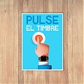  Pegatina impresa sobre vinilo adhesivo PULSE EL TIMBRE  - toque el timbre letrero 07675