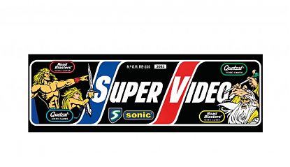  Marquesina Gauntlet Super Vídeo – Vinilo Adhesivo para Mueble Arcade Sega Sonic 010046