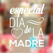 Vinilos adhesivos especial escaparates para el Día de la Madre - La mejor promoción para tu negocio!